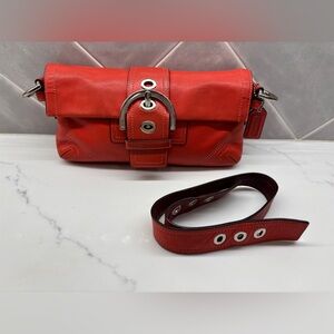 Coach Soho Buckle Flap Shoulder Bag (Style 8A05)